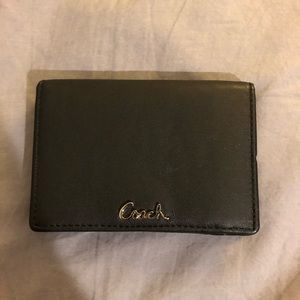 Black Coach Card Holder Brand new